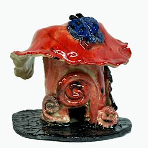 Mushroom Pottery Cottage by Damie
