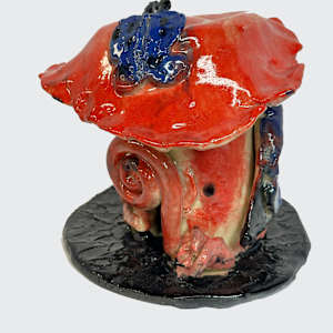 Mushroom Pottery Cottage by Damie 