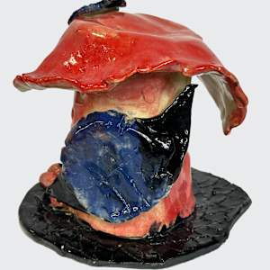 Mushroom Pottery Cottage by Damie 