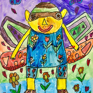 Flower and Heart by Jacqueline