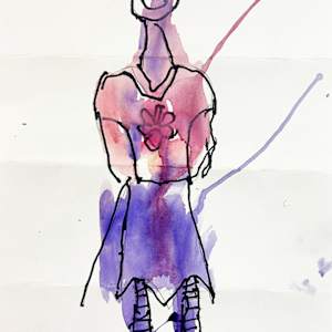 Purple Person by Joshua Kauth