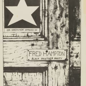 Black on Black for Black by Black Reproduction Series: Fred Hampton's Door by Dana C. Chandler, Jr. (Akin Duro)