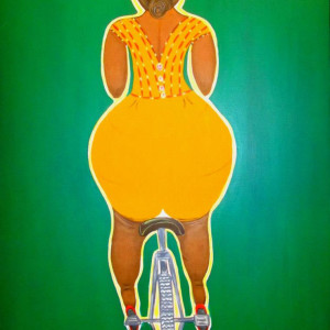 Dama on Bike by Martha Rodriguez 