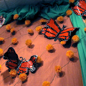 Mariposa Altar at San Jose Museum of Quilts & Fabric by Martha Rodriguez 