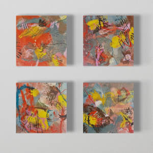 Piñon Skies 1/4 by Carissa Barcus  Image: Set of 4