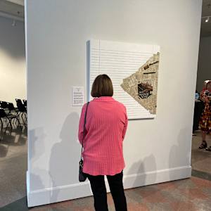 Undercurrent - Disruption by Julia Purdy  Image: Installation view from the Attleboro Arts Museum