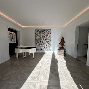 Coconut Grove oceanfront home installation. (Click on photo for more images) by Peter Studl 