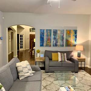 Clippers - Arts and Craft Style Triptych 