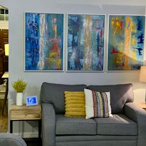 Clippers - Arts and Craft Style Triptych 