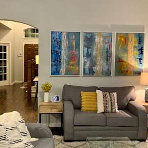 Clippers - Arts and Craft Style Triptych 
