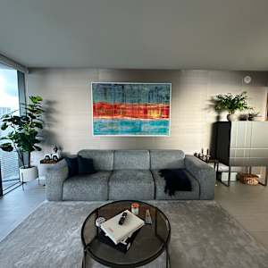 Brickell high-rise installation - Cool, Hot, Cool - click on photo for more images by Peter Studl 