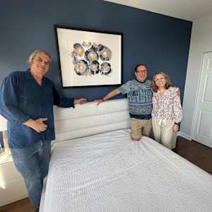 Ocean View and Work on Paper- Two Works - Installed in Coral Gables -  Click thru by Peter Studl  Image: 22x30 original work on paper