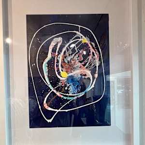 Two Original Abstrcts on Paper - Click thru by Peter Studl 