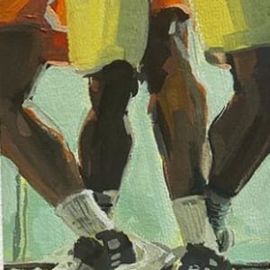 A Study of Josh and Jermaine (from a photograph by Luis Alberto Rodriguez, 2015) by Jega Delisca