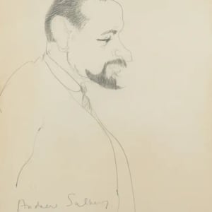 Andrew Salkey by Gerald Scarfe