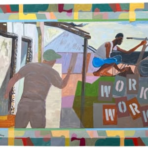 "Worky Worky" by Gloria Escoffery