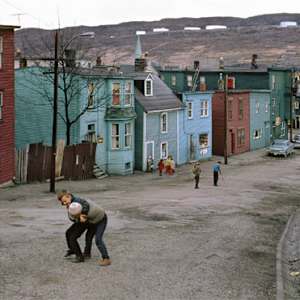 Boys Wrestling by Fred Herzog
