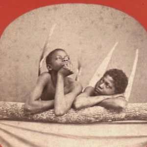 Two Black Angels by George N. Barnard