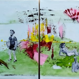 Irréalite Sur l'Herbe  ( reversible diptych) by Richard Lyons  Image: "irrealidade na grama" díptico reversível, ordem B