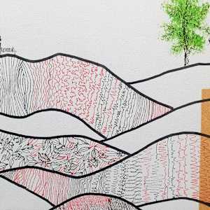 Lines, Lines, Lines by Richard Lyons  Image: A detail of "Lines, Lines, Lines"