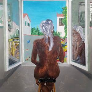 Observando O Transito by Richard Lyons