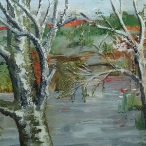 Riverside Trees by Richard Lyons