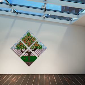 Backyard Orange by Lucie Galvin 