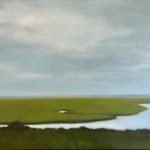 Fort Hill with Radiant Sky by Christie Scheele 