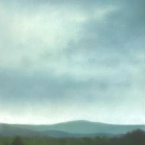Clouds over Mountain Meadow by Christie Scheele 