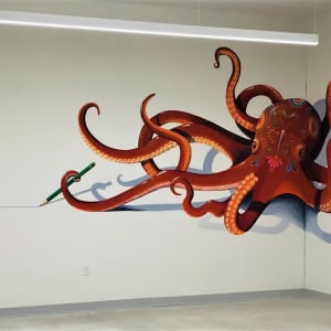Octopus mural by Debra Sue Solecki 