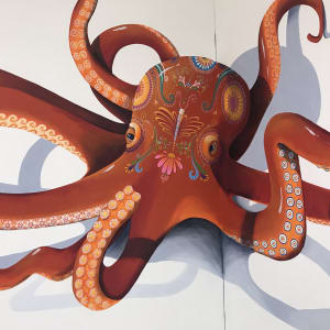 Octopus mural by Debra Sue Solecki 