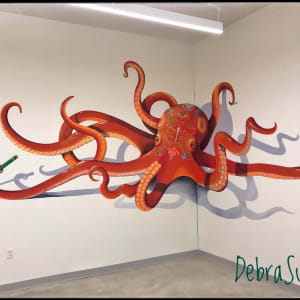 Octopus mural by Debra Sue Solecki