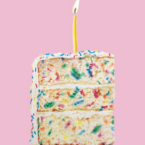 Funfetti Cake Greeting Card by Julia Wolinsky 