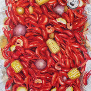 Crawfish Print Medium by Julia Wolinsky