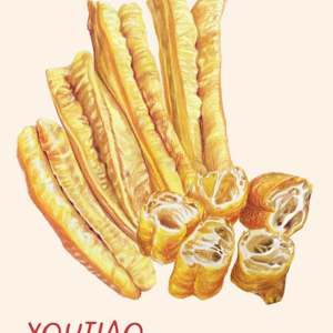 Youtiao Print Large by Julia Wolinsky