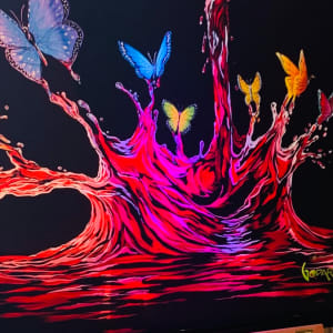 Michael Godard The RockStar Artist by Michael Godard  Image: Butterfly Wine