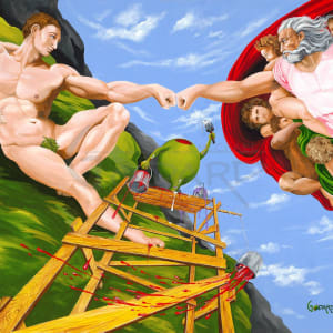 Michael Godard The RockStar Artist by Michael Godard  Image: Knuckles Michael Angelo