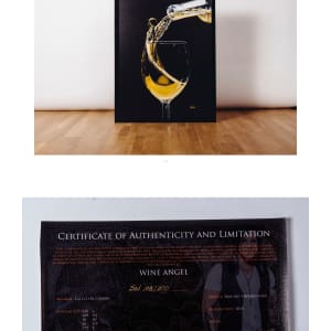Michael Godard The RockStar Artist by Michael Godard  Image: Wine Angel with Authenticity