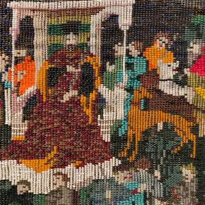 Untitled: 13 vignettes,  inspired after a  Medieval Franco-Flemish Stag Hunt  ca 1500  tapestry. by Gerald Winter c/o Julia Muench