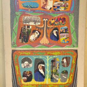 #2  & #3 Panels  Flashback Series one canvas complete by Gerald Winter c/o Julia Muench