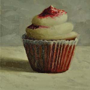 Red Velvet Cupcake by Rosie Brouse Fine Art, Image 1.
