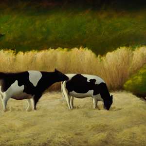 Two Foragers by Rosie Brouse Fine Art