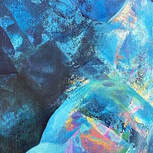 Dolphins dream by Birgitt Luebkemann 