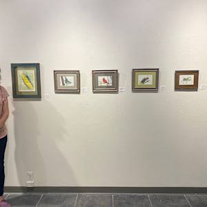 A Fish Out of Water (Bluegill) by Shelley Crouch  Image: at Maves Illinois Show at Greenville