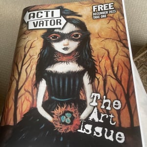 Something to Crow About by Shelley Crouch  Image: Something to Crow About featured in Activator Magazine, The Art Issue, December 2023