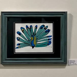 Peacock Pride by Shelley Crouch  Image: at Maves in Greenville
