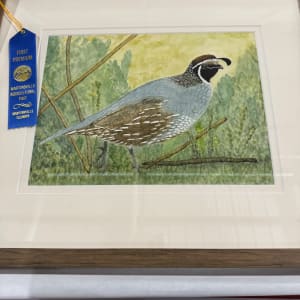 Robert California (California Quail) by Shelley Crouch  Image: at Martinsville Fair