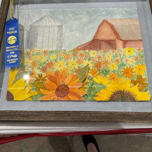 Tiny Farmer Works His Field by Shelley Crouch 