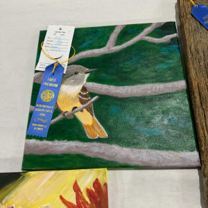 Elusive Flycatcher (Great Crested Flycatcher) by Shelley Crouch  Image: at Martinsville Fair