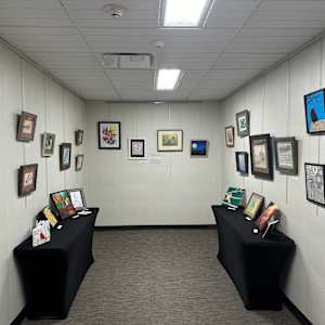Threaded Sandscape by Shelley Crouch 